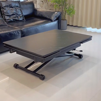 Dual Extension Lift Coffee Table with X-Frame Base