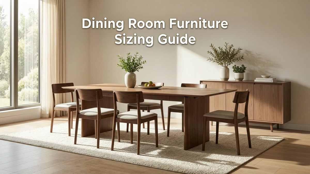 The Ultimate Dining Room Furniture Sizing &amp; Space Planning Guide | Movvon